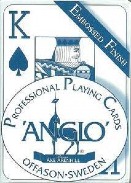 Anglo Poker Back Blue front image