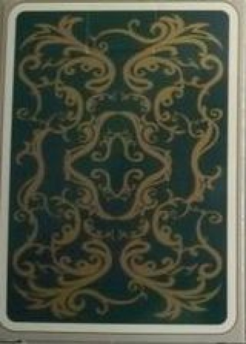 Anglo - Jumbo Index Rug Deck (Gold on Green) front image