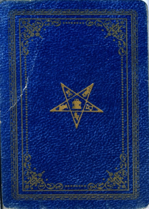 Order of the Eastern Star Blue front image