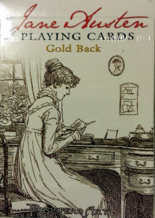 Jane Austen Playing Cards (gold back) front image