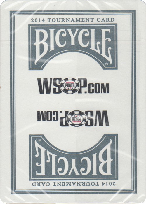 World Series of Poker 2014 Pewter [Bicycle] front image