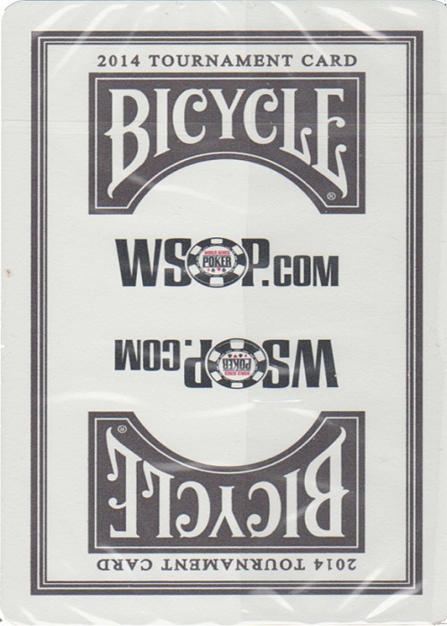 World Series of Poker 2014 Bronze [Bicycle] front image
