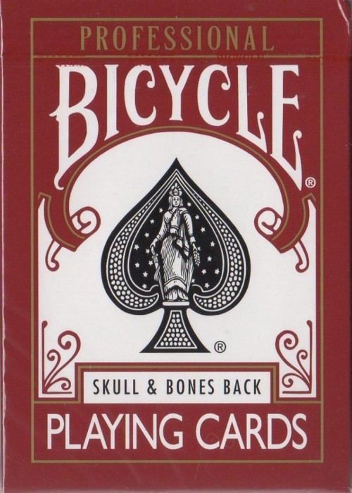 Skull and Bones Blood Red [Bicycle] Air cushion finish front image