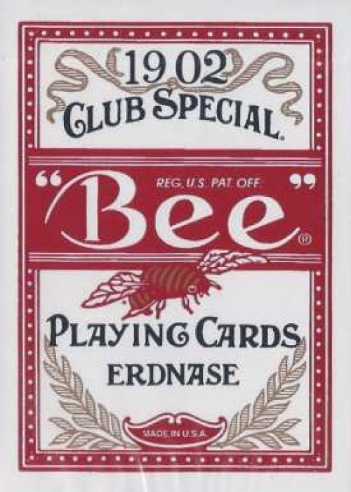 Bee Erdnase 1902 Acorn Back Red (Cambric Finish) front image