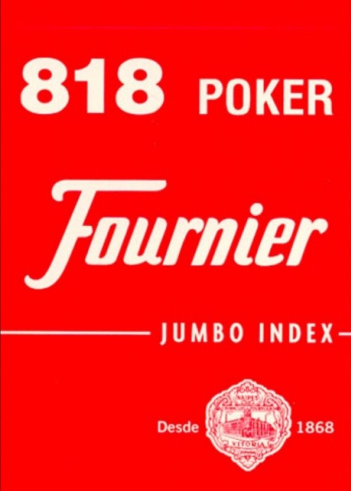 Fournier 818 Jumbo Red front image