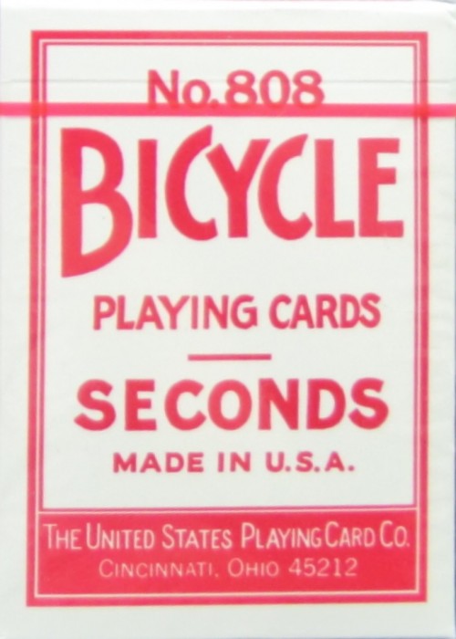 Seconds No.808 Red [Bicycle] front image