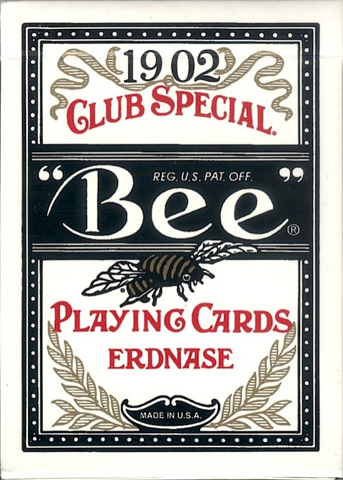 Bee Erdnase 1902 Smith Back (IVORY FINISH) front image