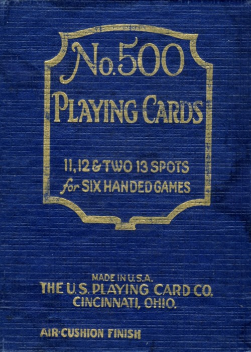 No. 500 Griffin Back Blue (USPCC) front image