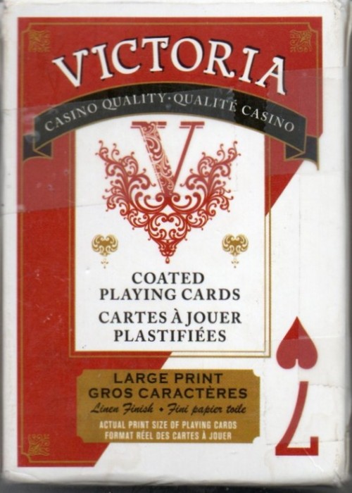 Victoria Large Print - Red front image