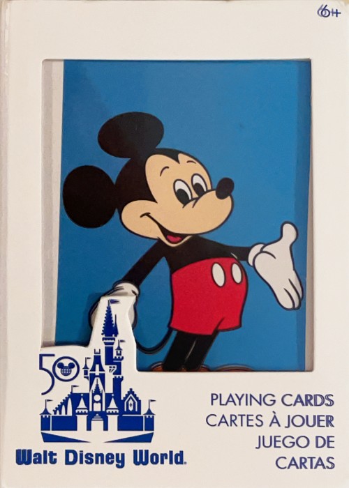 Mickey Mouse and Friends Playing Cards â€“ Walt Disney World 50th Anniversary front image