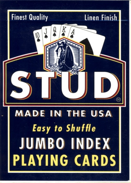 Stud Jumbo Index Blue front image