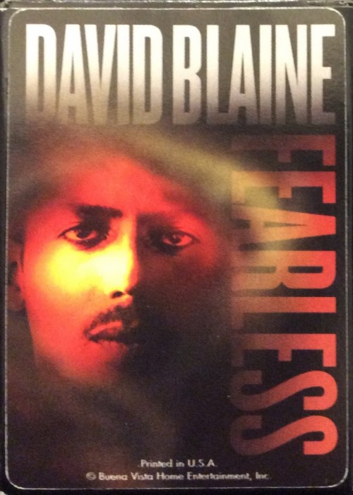 Fearless David Blaine front image