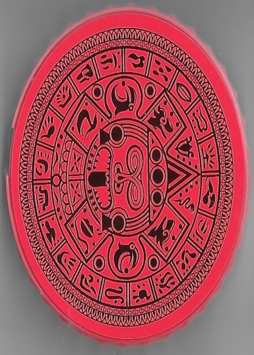 Mayan Round Red front image