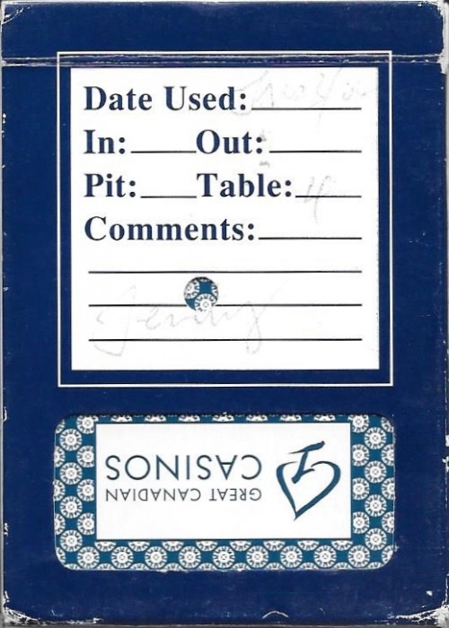 Great Canadian Casinos Blue front image