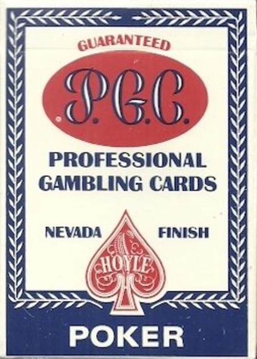 P.G.C. Professional Gambling Cards Blue [Hoyle] front image