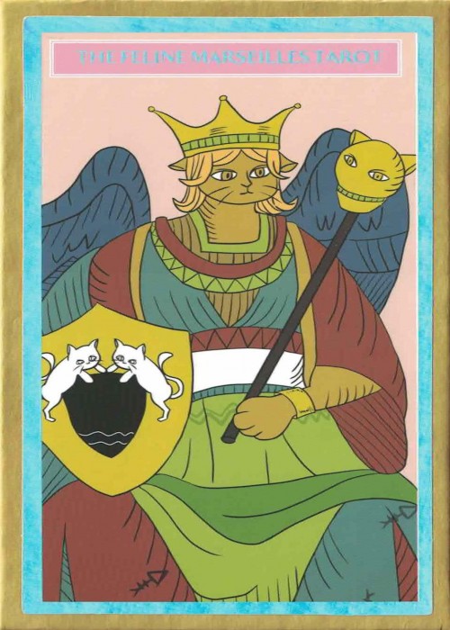 The Feline Marseilles Tarot (Rouge) front image