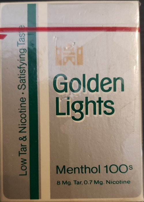 Golden Lights Menthol 100s front image