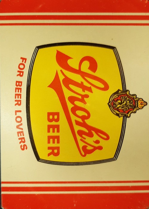 Stroh's Beer - Red front image