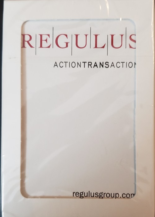 Regulus Action Transaction Playing Cards front image