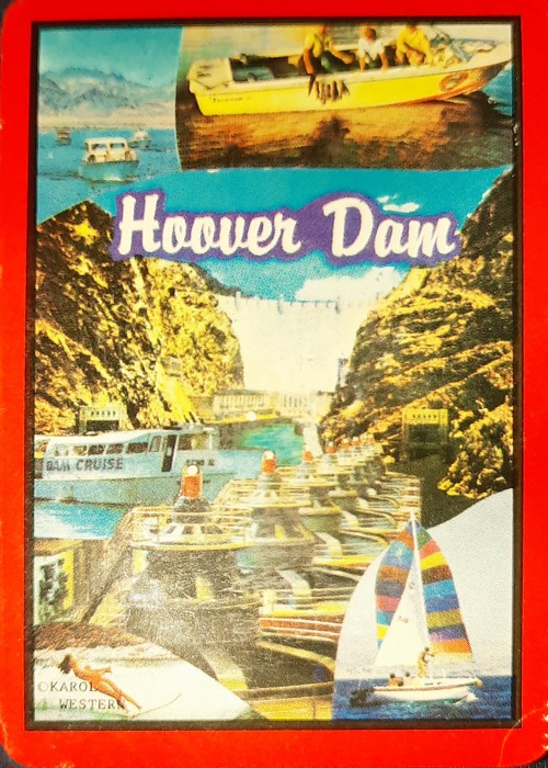 Hoover Dam - Red Border front image