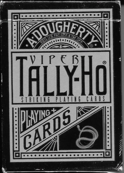 Ellusionist Tally-Ho VIPER Fan Back - Ohio Made - UV500 Finish front image