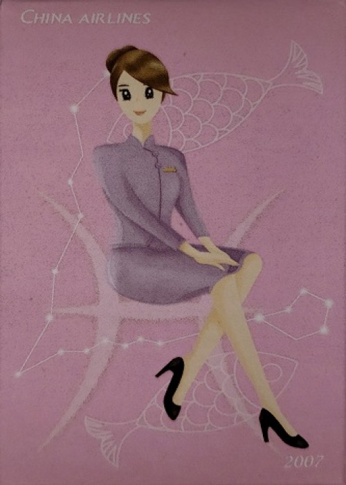 China Airline-CAL Uniform Horoscope Series-Water Signs front image