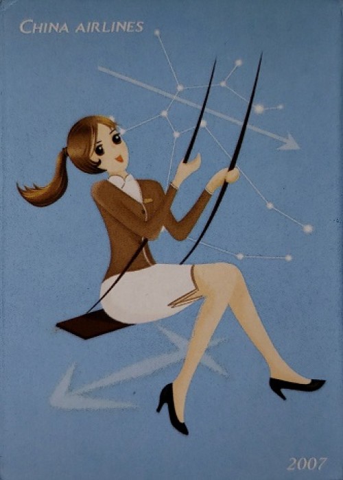 China Airline-CAL Uniform Horoscope Series-Fire Signs front image