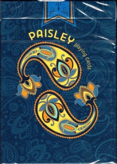 Paisley Poker Blue front image