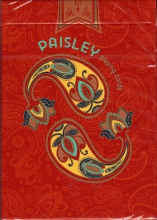 Paisley Poker Red front image