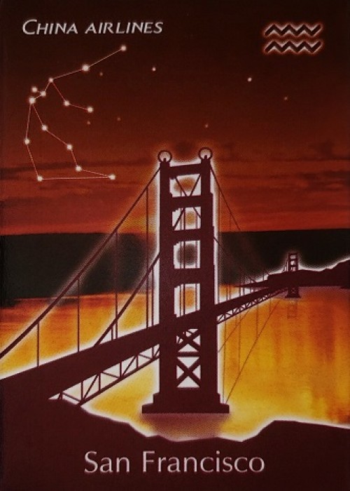 China Airlines-The Series of Travel Horoscopes Aquarius front image