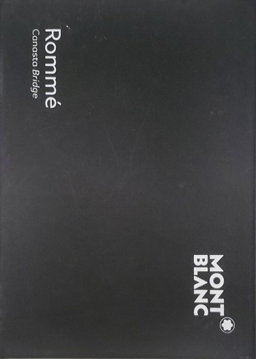 Mont blanc Double Deck Romme Canasta Bridge front image