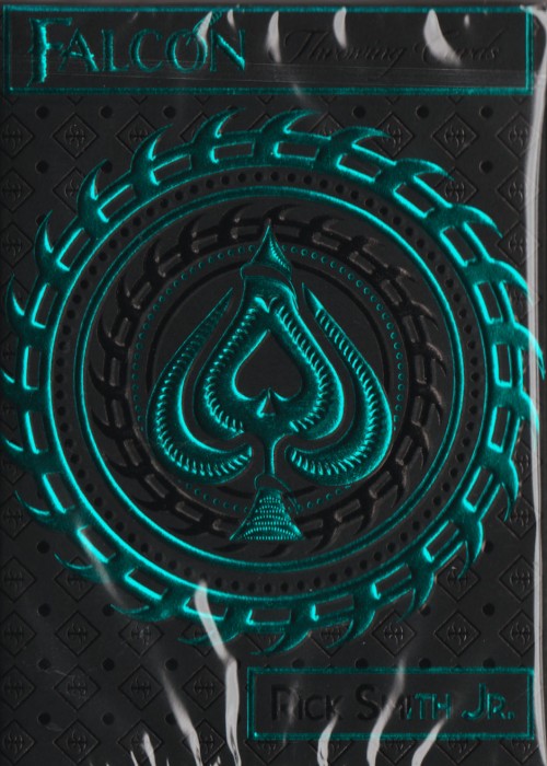 Falcon Aqua (Black Foil) [Throwing Cards] front image