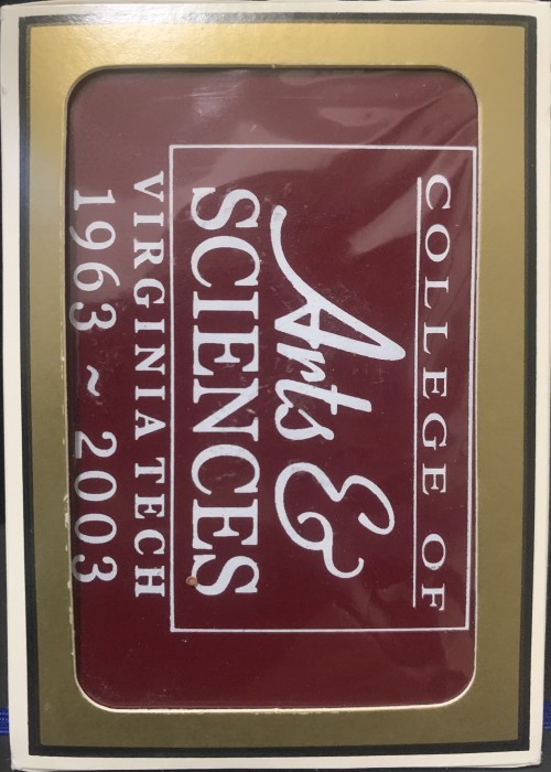 Virginia Tech- College of Arts and Sciences front image