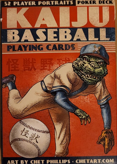 Kaiju Baseball Playing Cards Standard front image