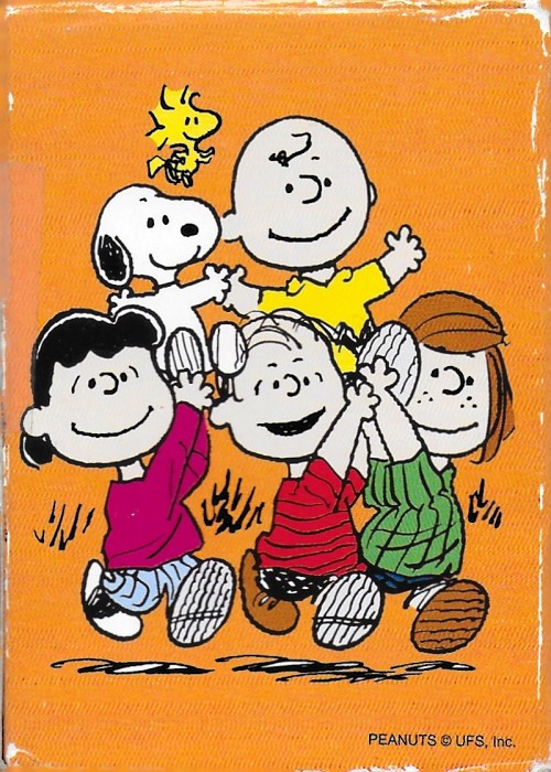 Peanuts Playing Cards (Orange) front image