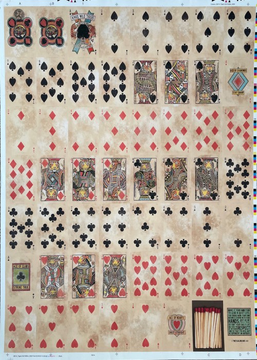 Tigers v2 (Uncut Sheet) front image