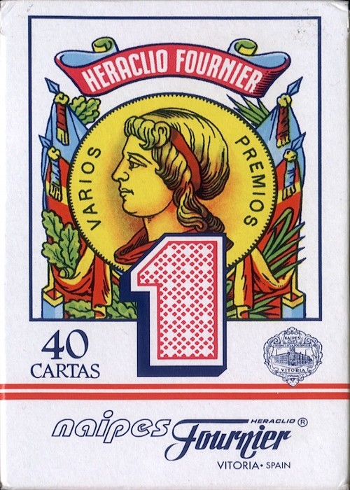 Heraclio Fournier #1 Opaco Marfil front image