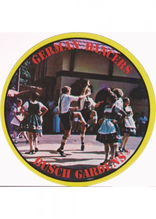 German Dancers Busch Gardens Round front image