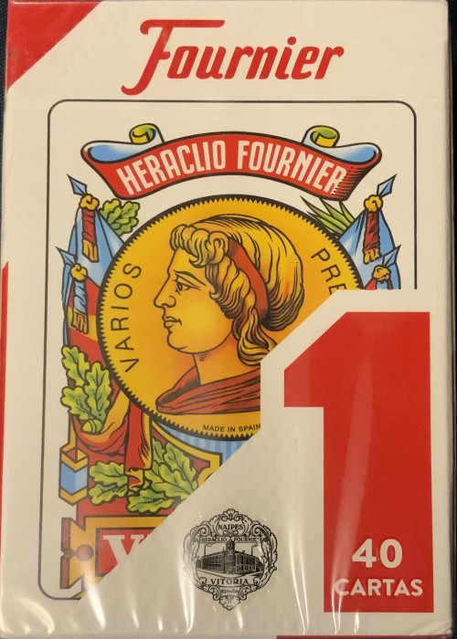 FOURNIER NO. 1 40 CARTAS (RED) front image