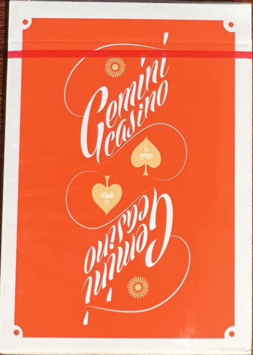 GEMINI CASINO 1975 ORANGE No Seal front image