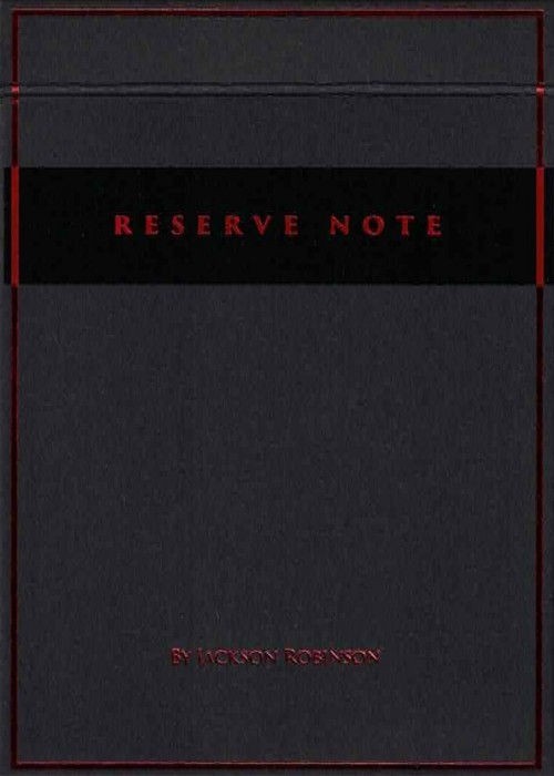 Reserve Note (Black Standard) front image