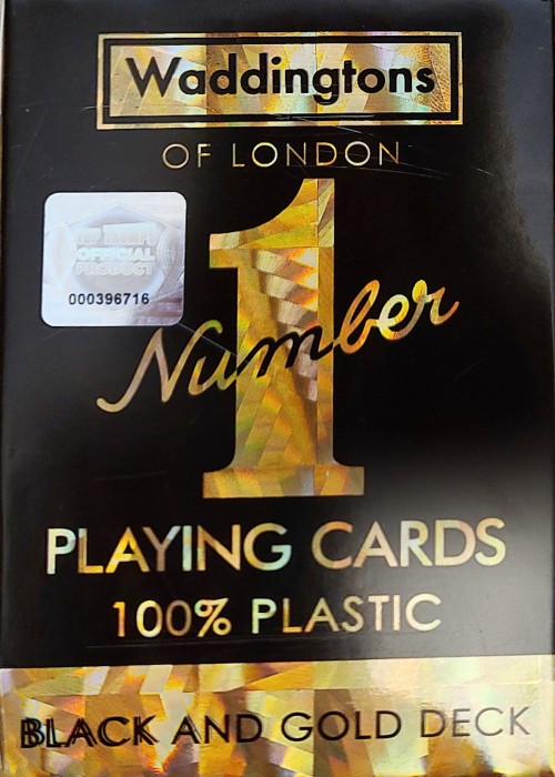 Waddingtons Number 1 - Black and Gold front image