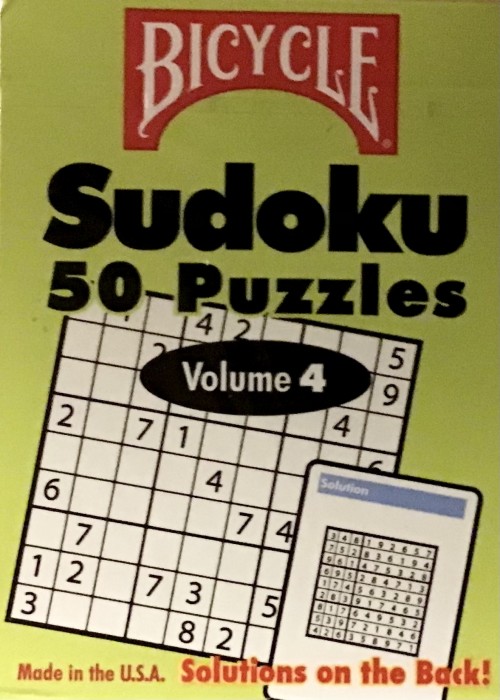 Sudoku (Volume 4) [BICYCLE] front image
