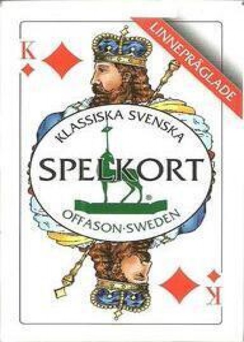 Offason Spelkort Bridge Red front image