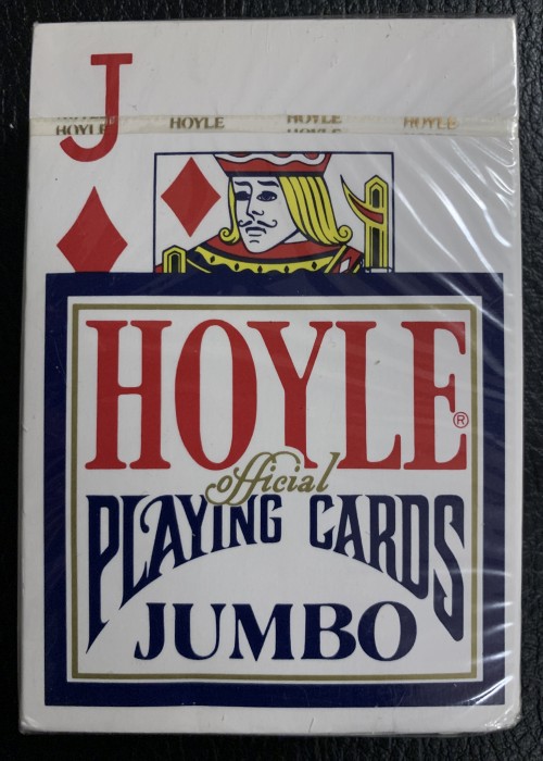 Hoyle Poker Jumbo Index BLUE (Made in the USA W/R) front image