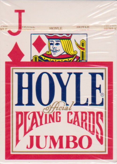 Hoyle Poker Jumbo Index RED (Made in the USA W/R) front image