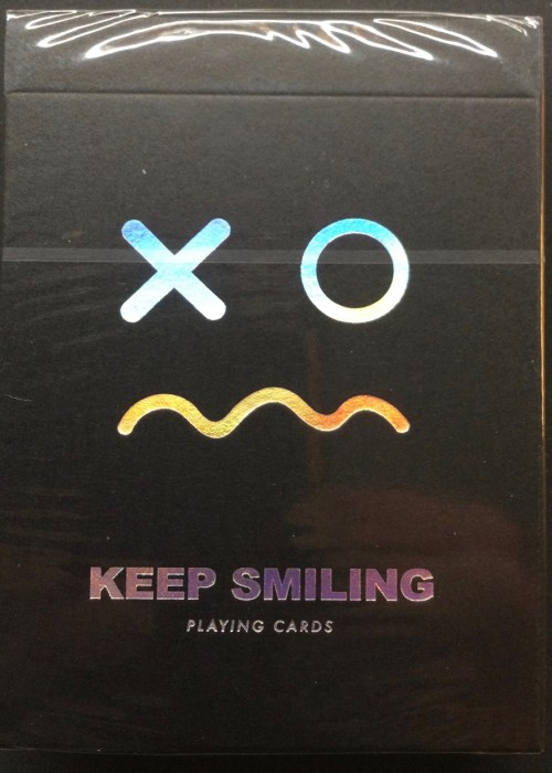 KEEP SMILING V1 BLACK front image