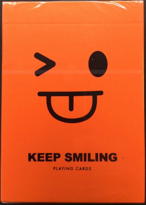 KEEP SMILING V1 ORANGE front image