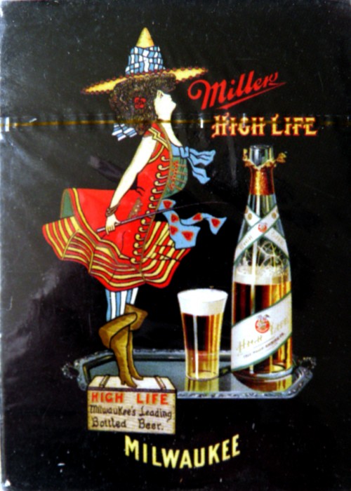 Miller High Life Playing Cards front image