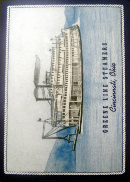 GREENE LINE STEAMERS CINCINNATI OHIO (Blue) front image